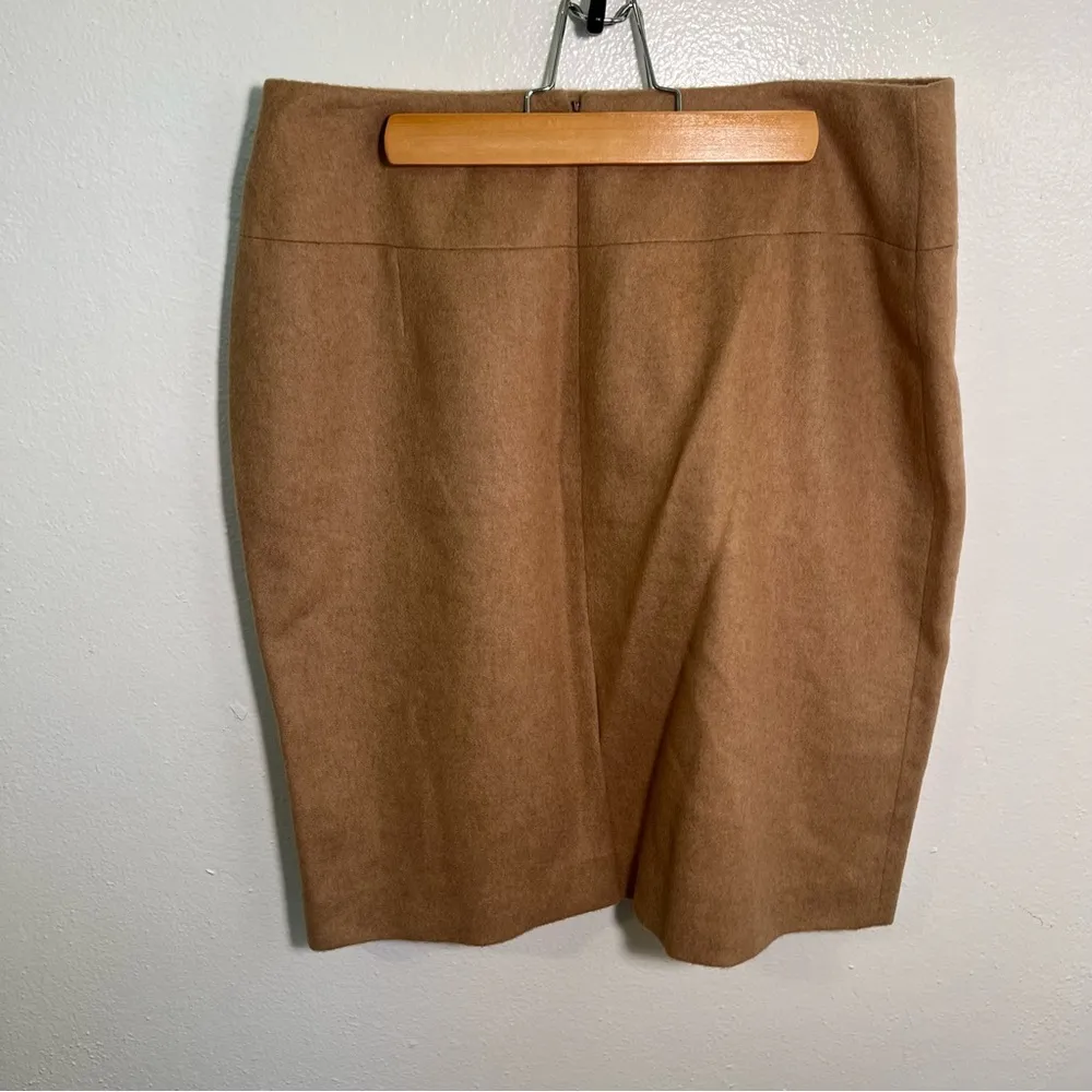 Vintage Talbots Pure Camel Hair Pencil Skirt Tan 12 - Image 6