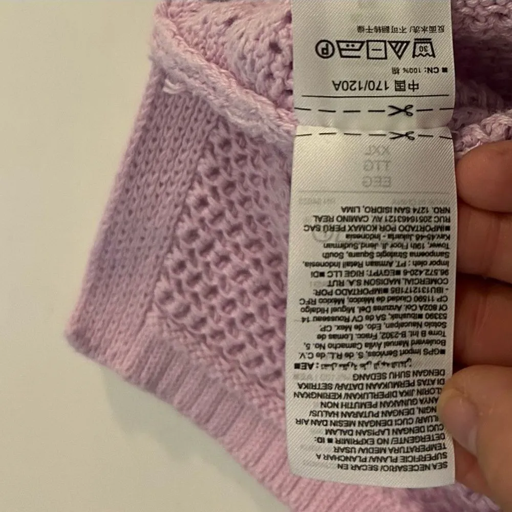 Old Navy Lavender Short Sleeve Sweater Size XXL - Image 8