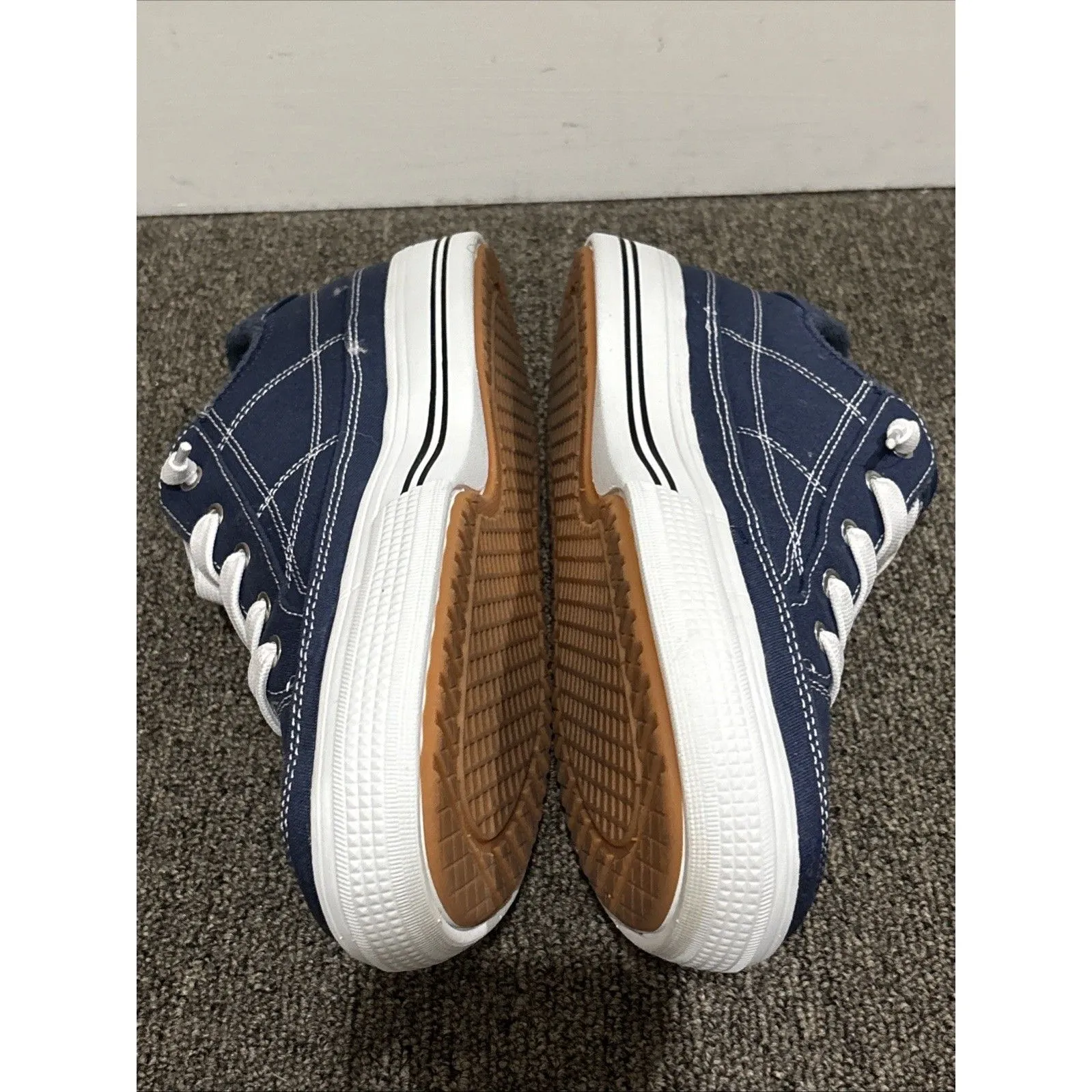 Skechers Women's Arcade Arch Fit Arcata Sneaker Navy Canvas Sz 9 - Image 11