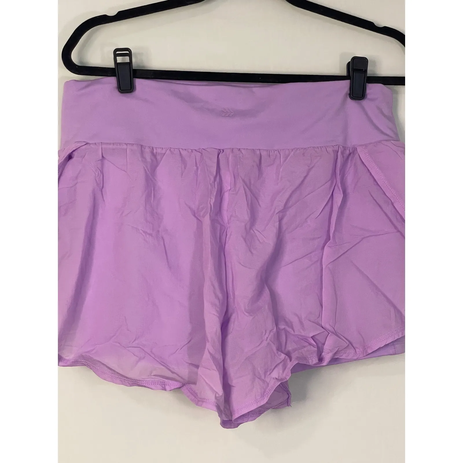 All in Motion Womens Purple Running Shorts Built in Liner Size XL - Image 8