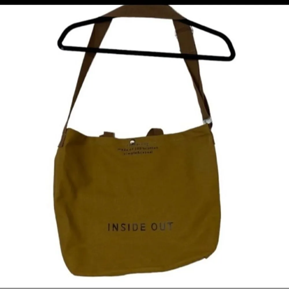 #119 INSIDE OUT Canvas Library Tote - Image 3