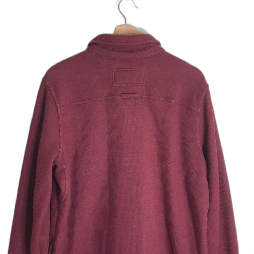 L.L. Bean snap button long sleeve fleece cozy sweater size XL reg - Image 11