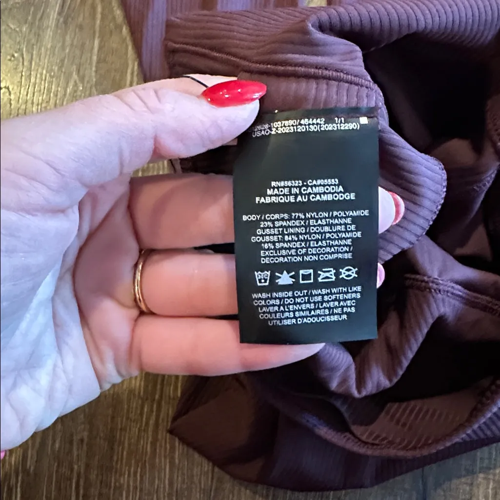 NWT Nike Zenvy Rib 7/8 Leggings Size Small - Image 7