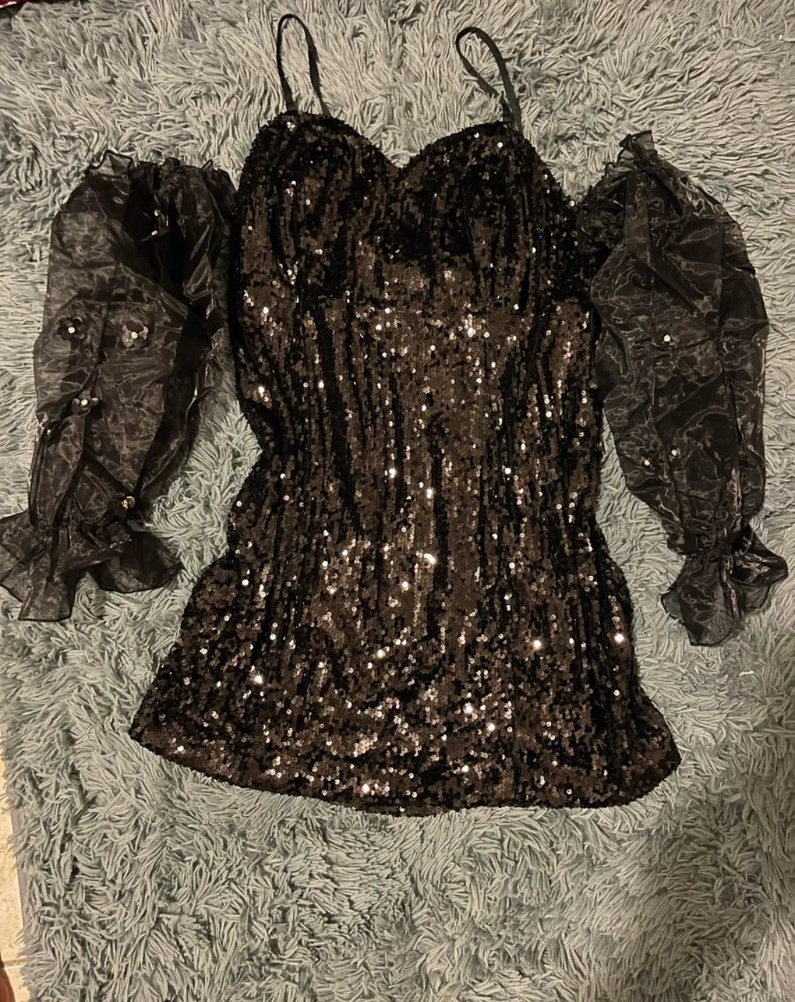 Black Party Dress Size 1X - Image 4