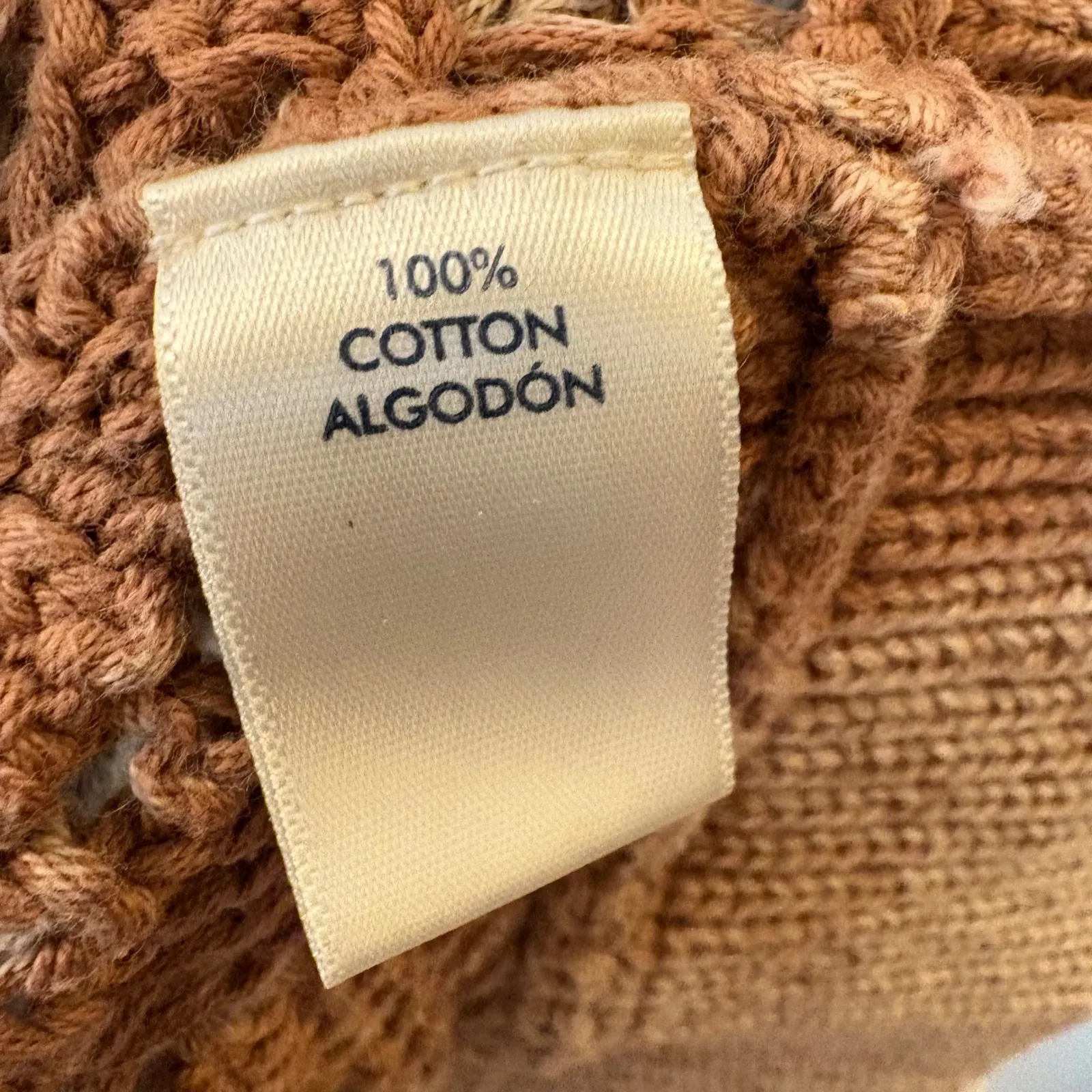 BKE Off The Shoulder Washed Sweater in Washed Biscuit Size Medium - Image 7