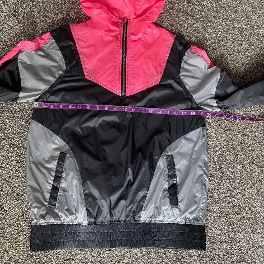 EXPRESS  Colorblock Windbreaker Jacket 90s Inspo- Size Small - Image 7