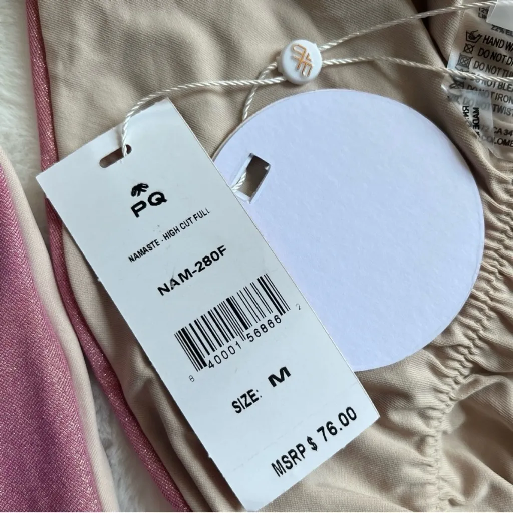 PQ Swim Evie Bikini Set in Namaste Pink Size M - Image 12