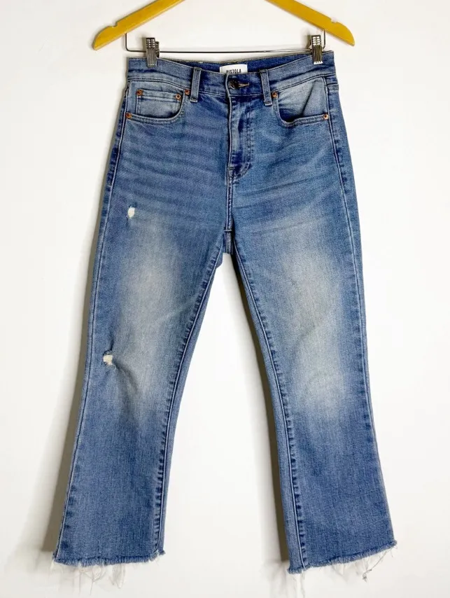 Pistola Lennon High Rise Crop Bootcut Jeans Size 27 Tuckernuck - Image 1