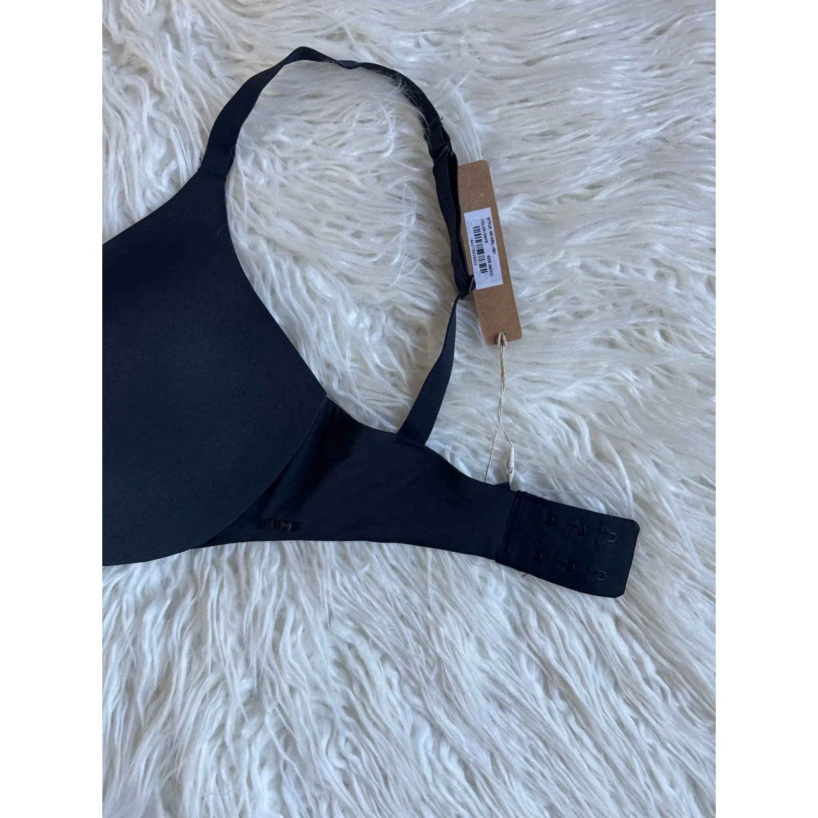 Skims Wireless Form Pushup Plunge Bra Onyx Size 34DDD - Image 4