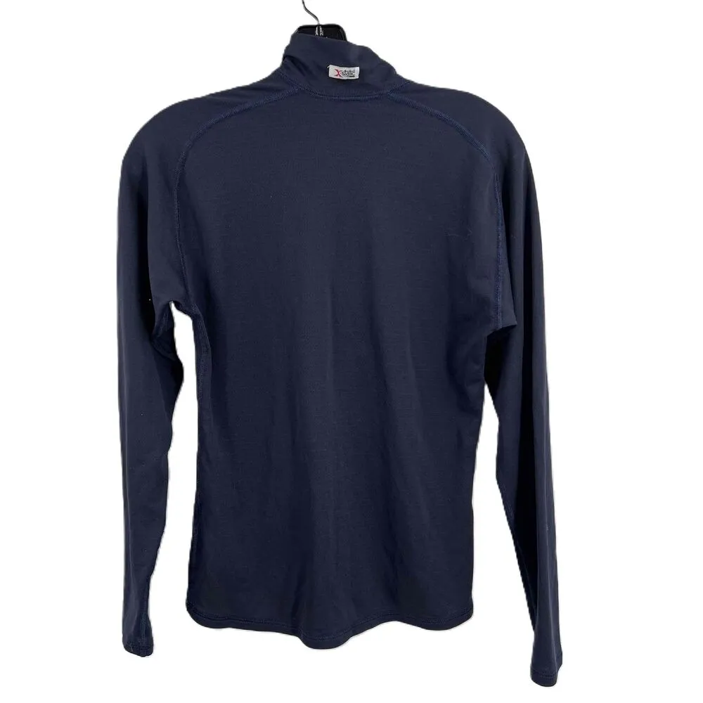 Pearl Izumi Blue X-Static Half Zip Long Sleeve Pullover Womens Medium - Image 3