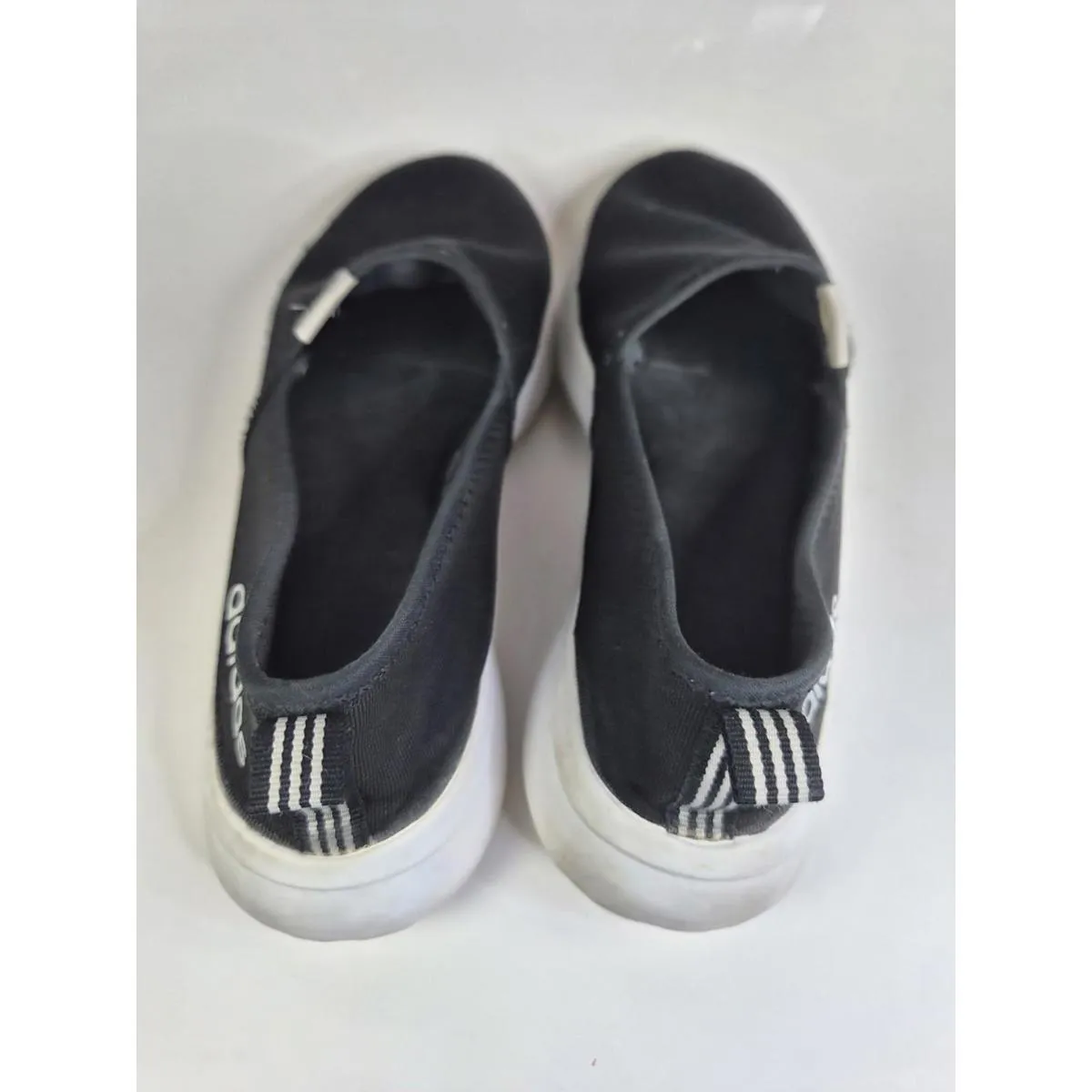 ADIDAS Women's Cloudfoam Lite Racer Slip-On Size 9 Black ~ Amputee/Single Shoe - Image 8