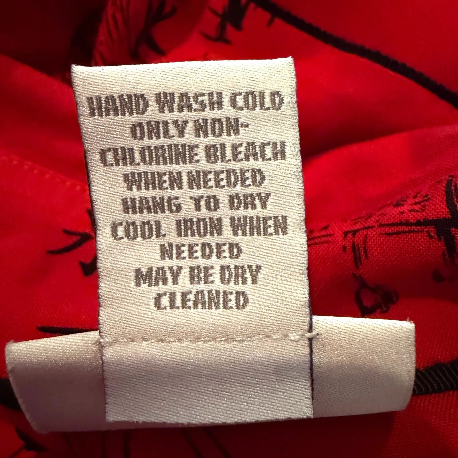 Soft Surroundings Asian Lantern Print Asymmetrical Hem Wrap Tunic Women's M Red - Image 7