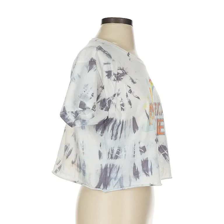 American Babe Tie Dye Graphic Tee - Image 3