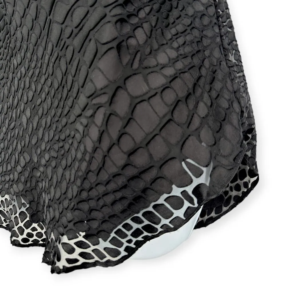 Haute Hippie | NWT | Med | Scarface Silk Blend Alligator Embossed Halter Tank - Image 7