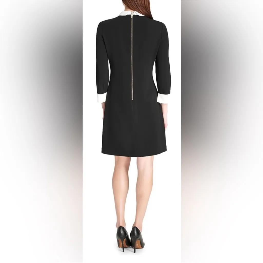 Black & White Tommy Hilfiger Shift Dress • Size 4 petite • Classic Closet Staple - Image 7