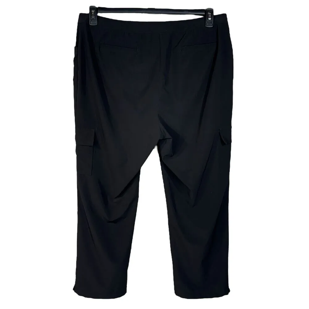 Zenergy by Chico’s SZ 3 SHORT (X-Large) Pants Lightweight Stretch Pockets Black - Image 6