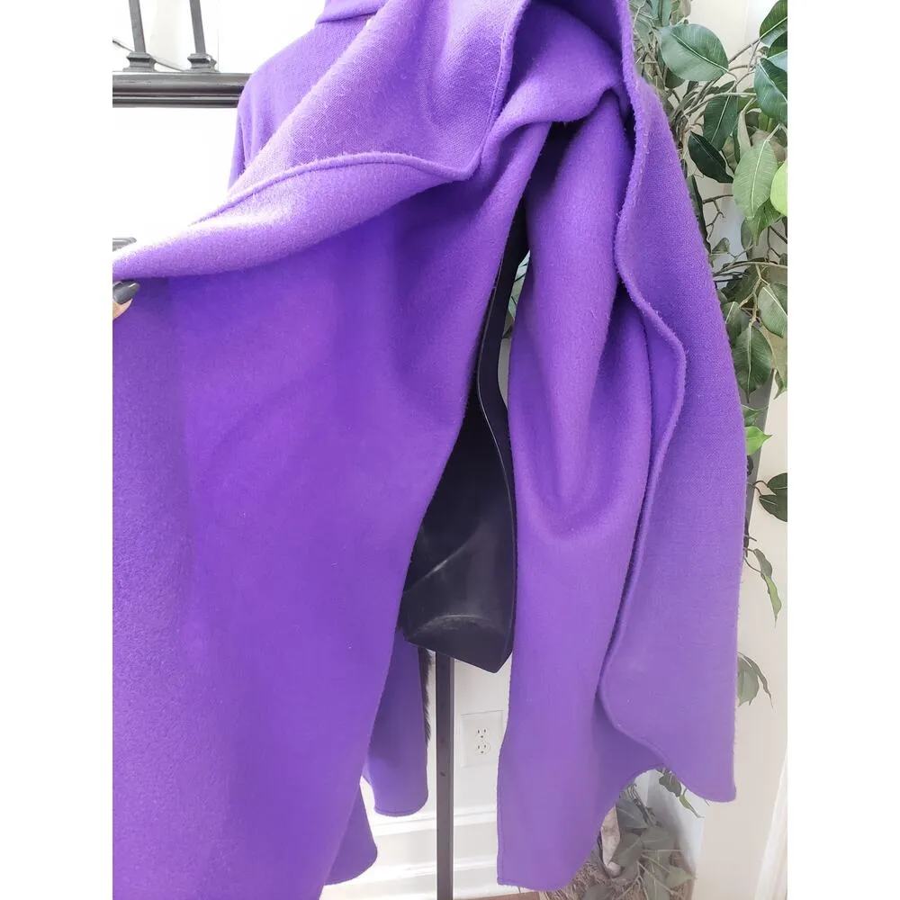 Vintage Kathleen For Sweet Herb Cape Top One Size Purple Hook & Eye Front - Image 14