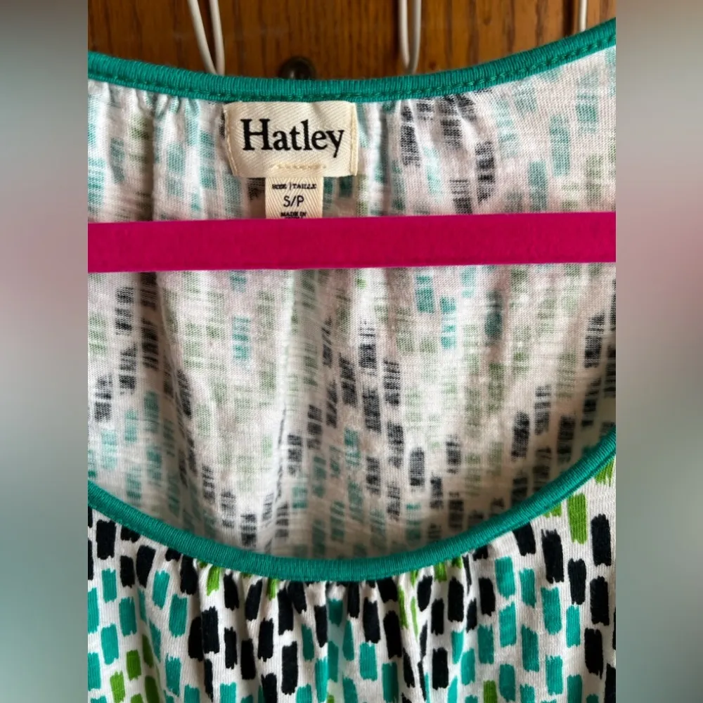 Hatley Chevron Geometric Sleeveless Drawstring Waist Maxi Dress Womens Sz Small - Image 3