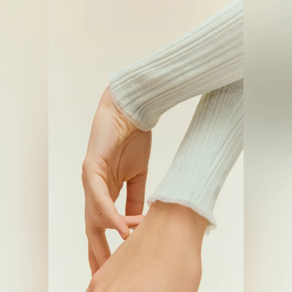 Neiwai × Savislook Polo Collar Cardigan in Light Green L Size L - Image 5