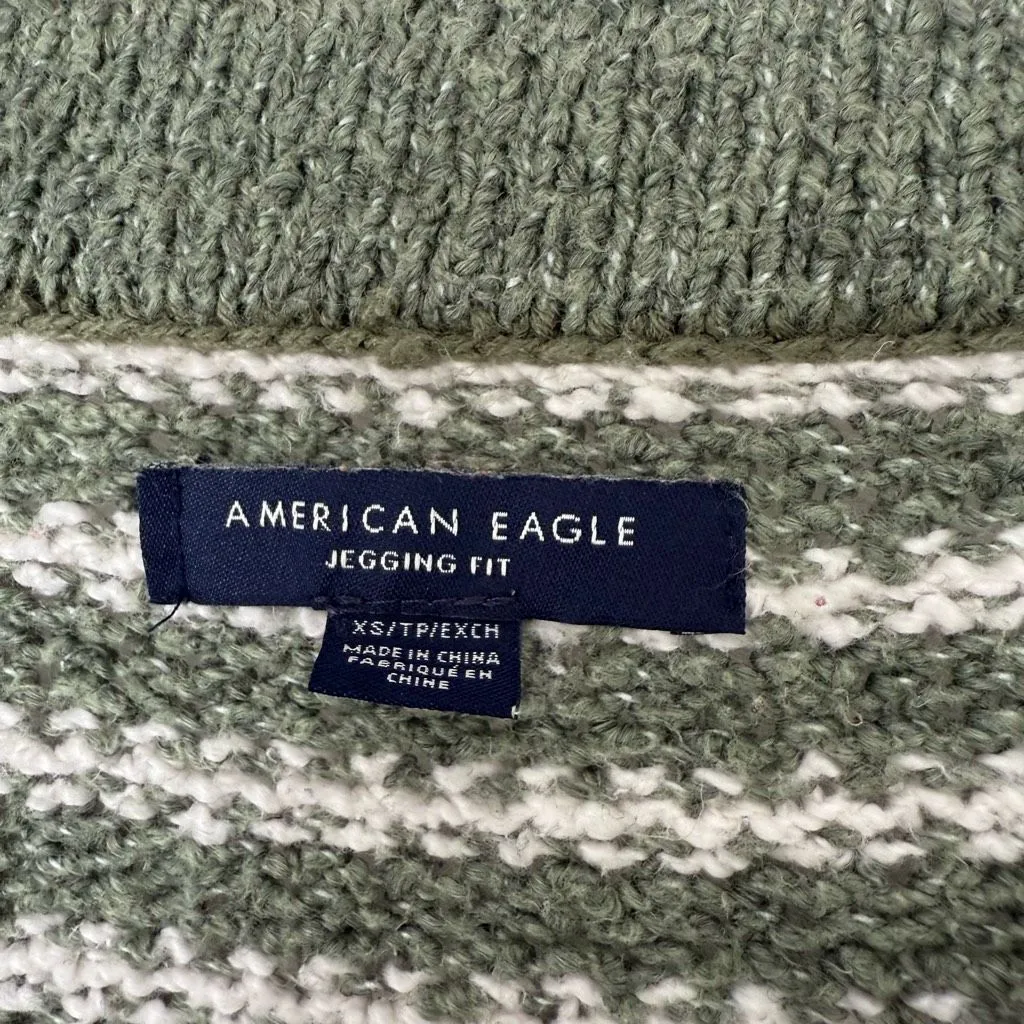 American Eagle Women’s Extra Small Green Sweater Jegging Fit - Image 2