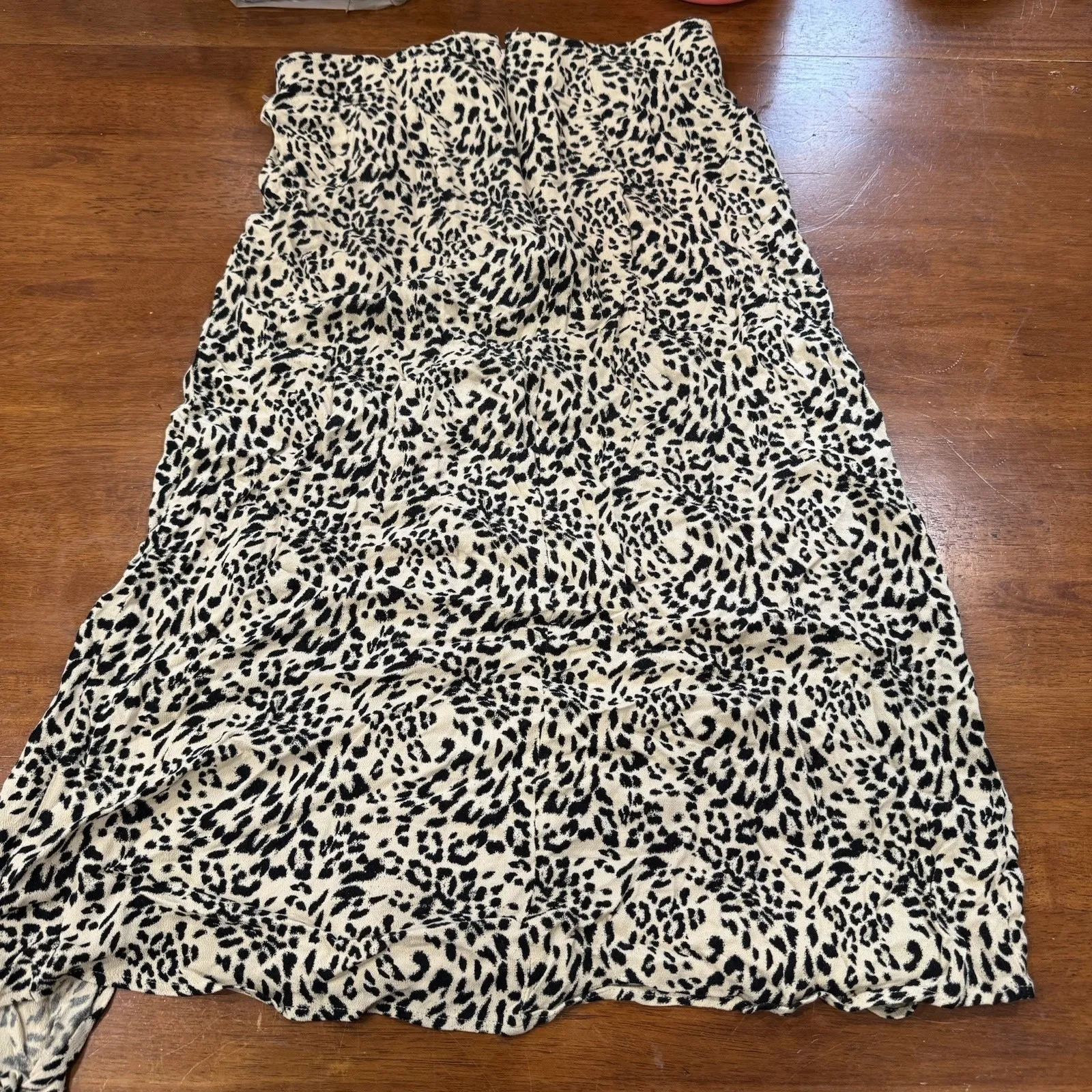 AMERICAN EAGLE Women's Animal Print Full Length A Line Skirt‎ Size Small - Image 4