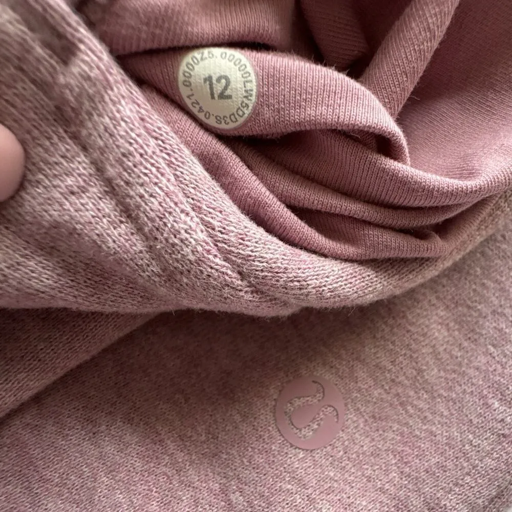 Lululemon Scuba High Rise Jogger Size 12 Heathered Violet Verbena W5DD3S Purple - Image 2