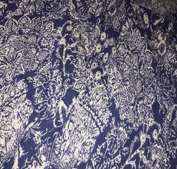 Blue & White Flower Dress - Image 2