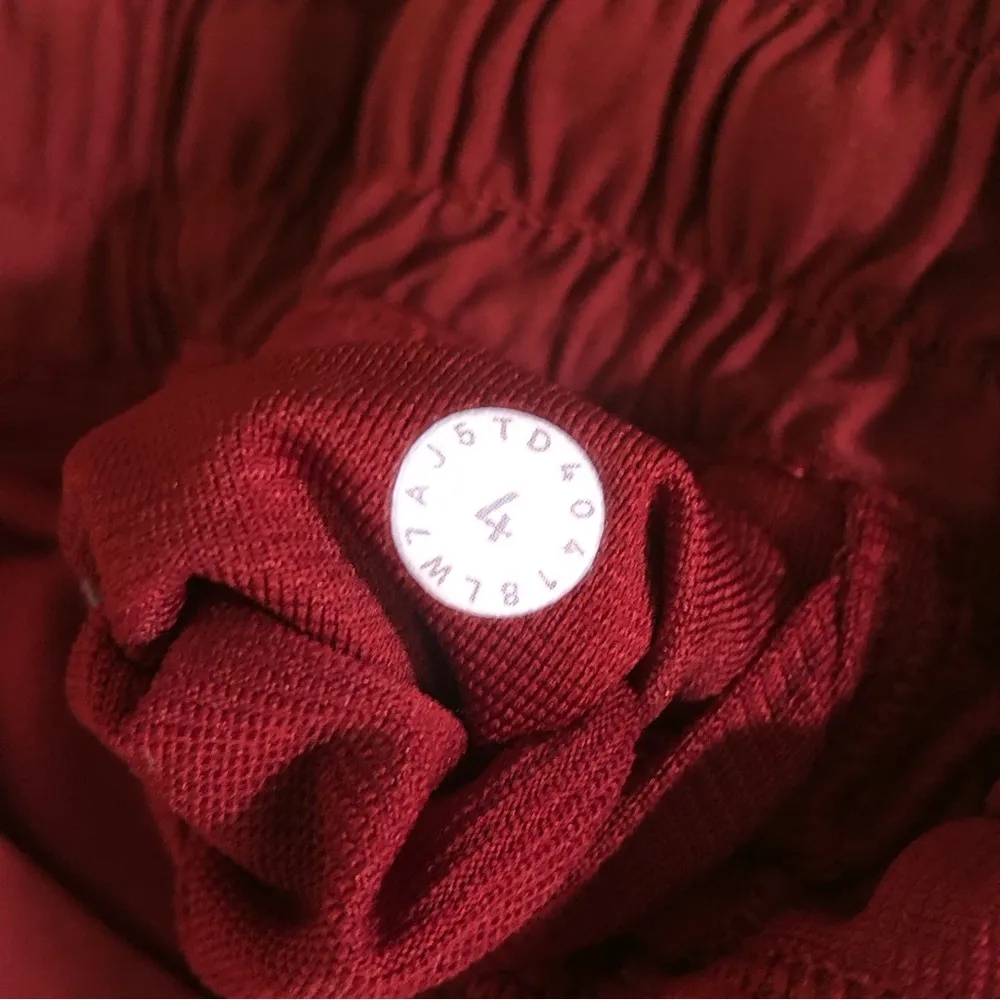 Lululemon Deep Rouge Red Athletic Mesh Short Hotty Hot Shorts 4” - Image 5