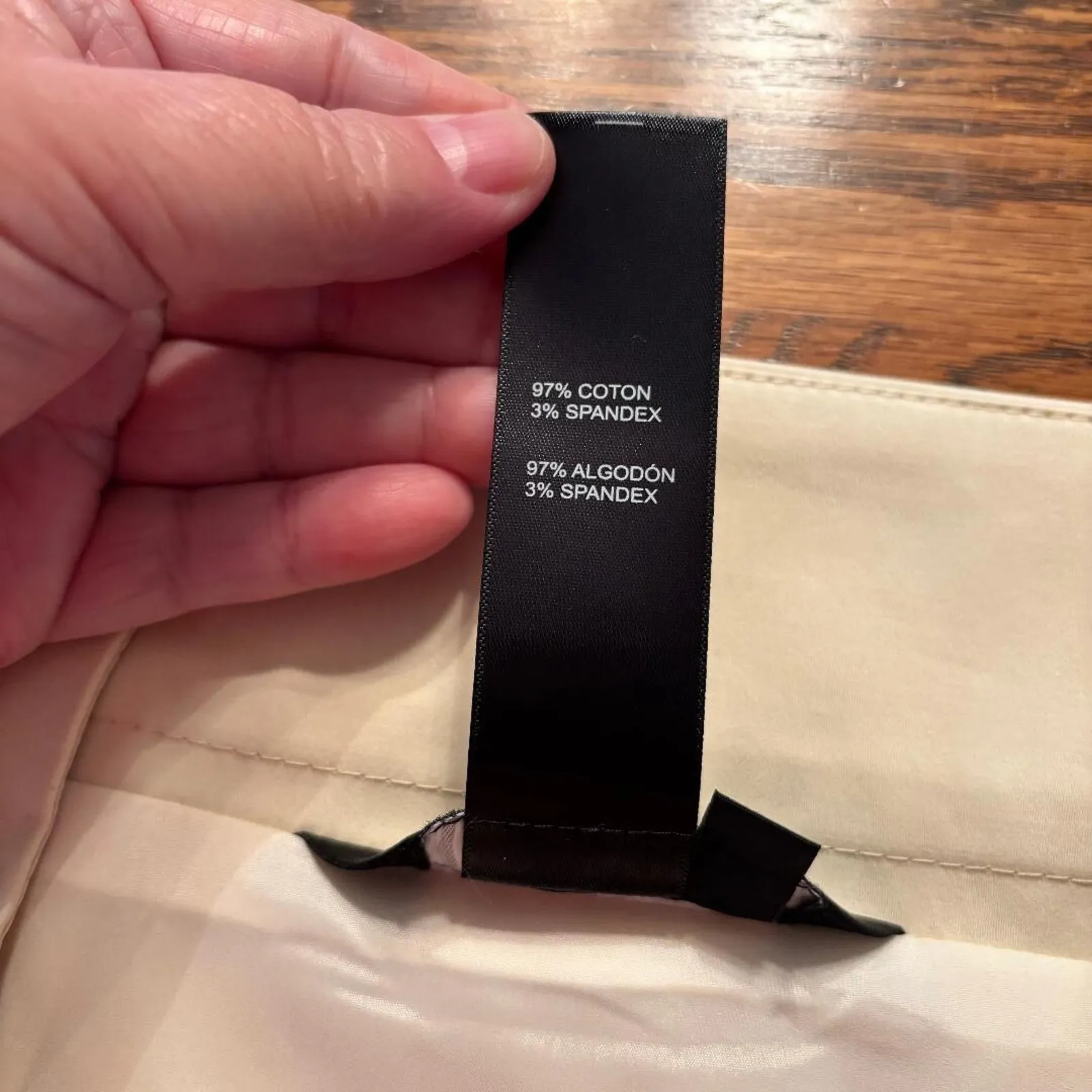 Doncaster Beige Mini Skirt Size 14 Preppy - Image 5