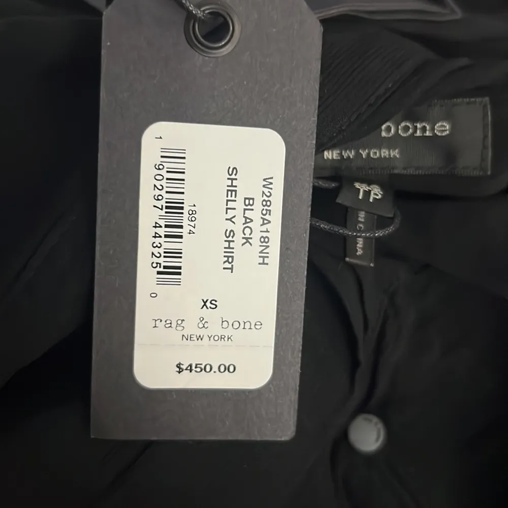NWT Rag & Bone black shelly shirt - Image 3