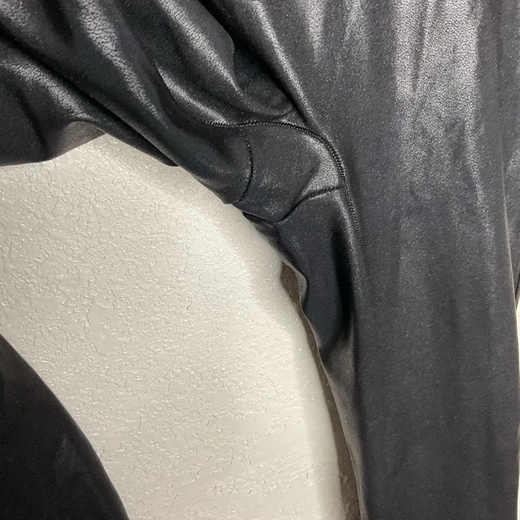 SPANX Maternity Faux Leather Leggings - Image 4