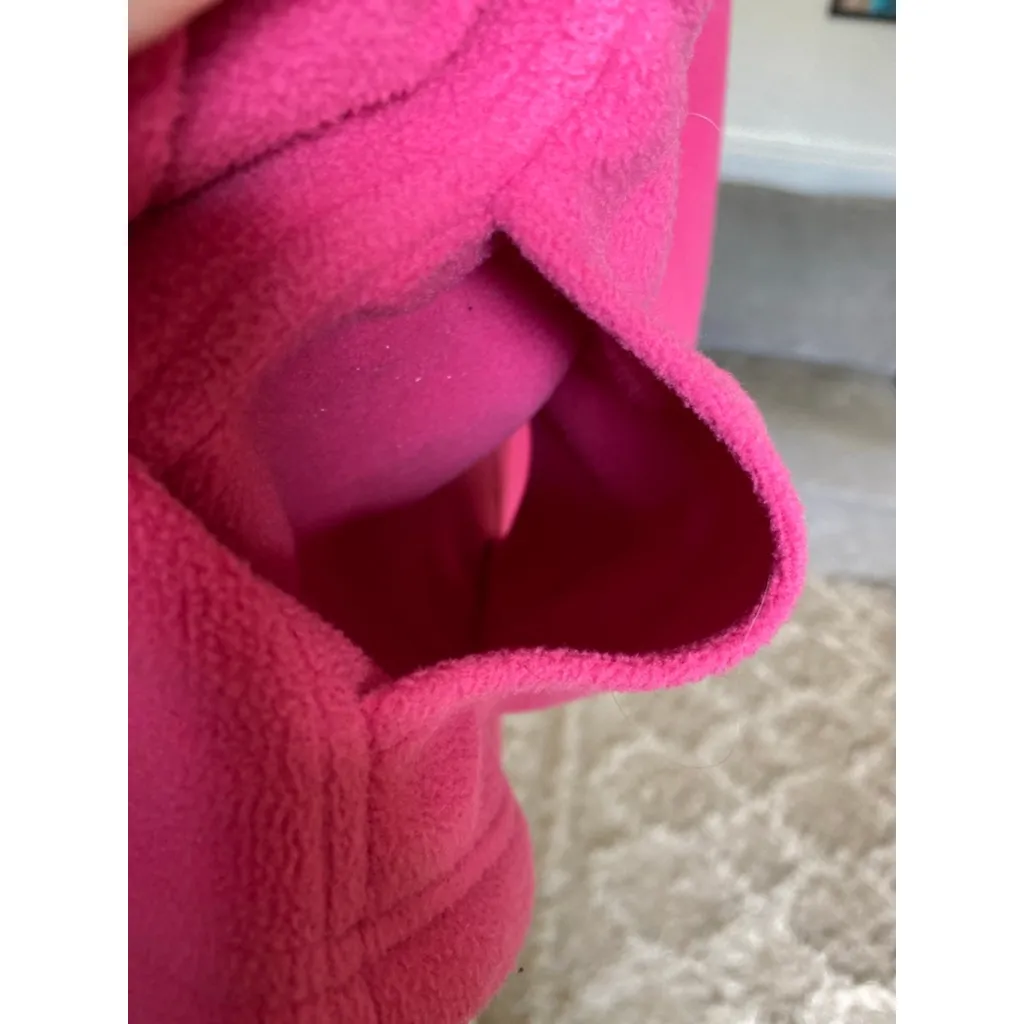 Mountain Lake Half Zip Pullover Fleece Kangaroo Pocket Hot Pink Buttery Soft LP - Image 6