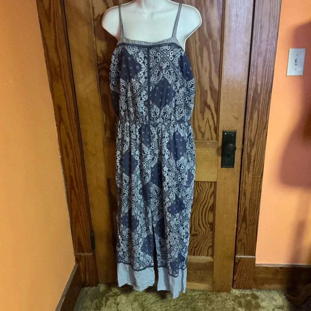 Victorias Secret Blue Bandana Print loungewear jumpsuit - Image 10