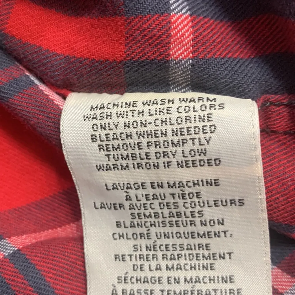 Denim & Supply Ralph Lauren Boyfriend Fit Red Plaid Button Down Flannel … - Image 14