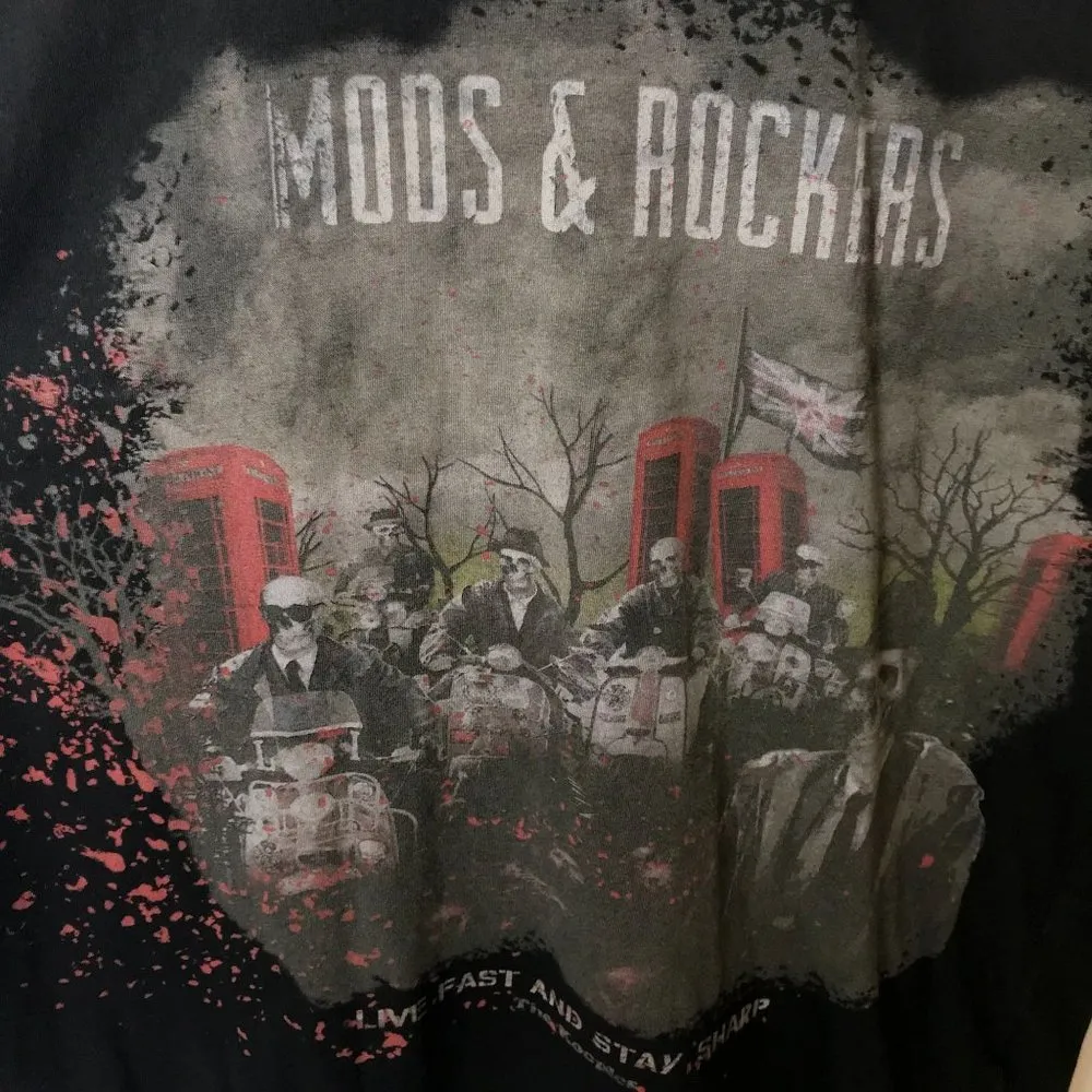 Mods & Rockers Live Fast Stay Sharp Sleeveless Shirt Tank Top Rock Music - Image 8