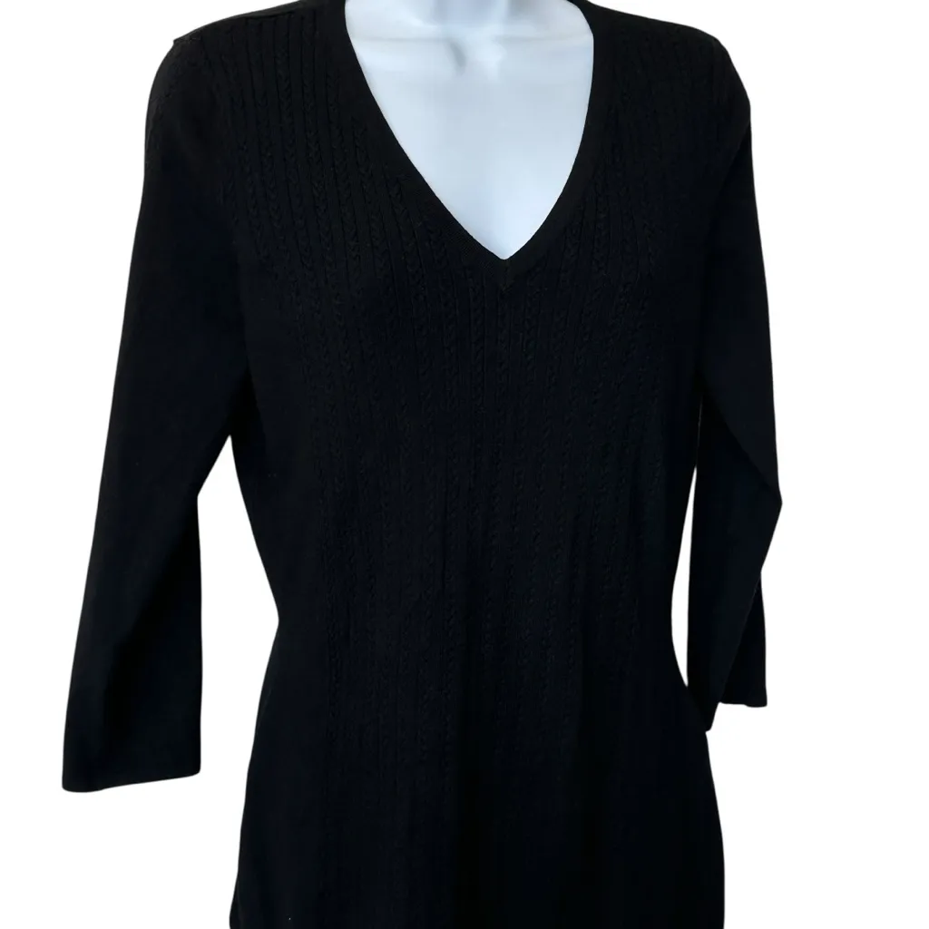 Rag & Bone Long Sleeve Knee Length Textured Knit sweater Dress M - Image 7