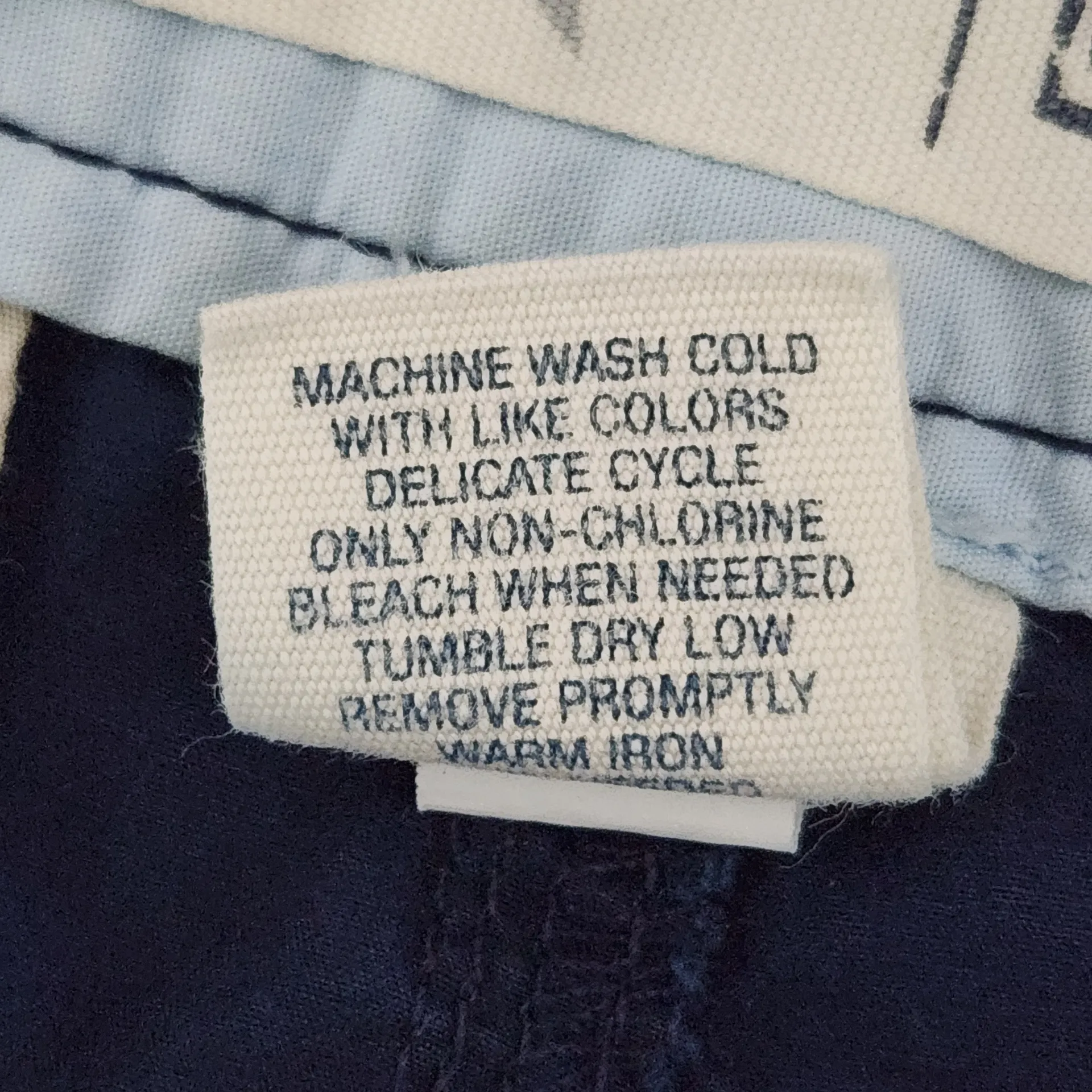 Converse One Star Navy Low-Rise Shorts Size 4 Y2K Low-Rise Shorts - Image 9