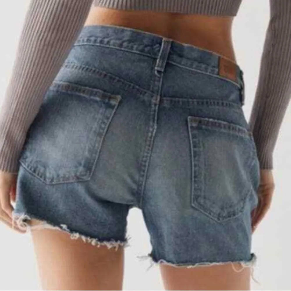 Urban Outfitters BDG Western Cowgirl Festival Denim Cutoff Boyfriend Low Shorts - Image 3