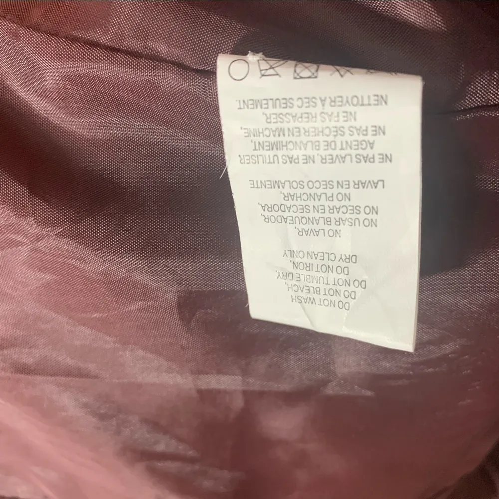 Thread & Supply Double Breasted Oxblood Peacoat Size Medium - Image 12