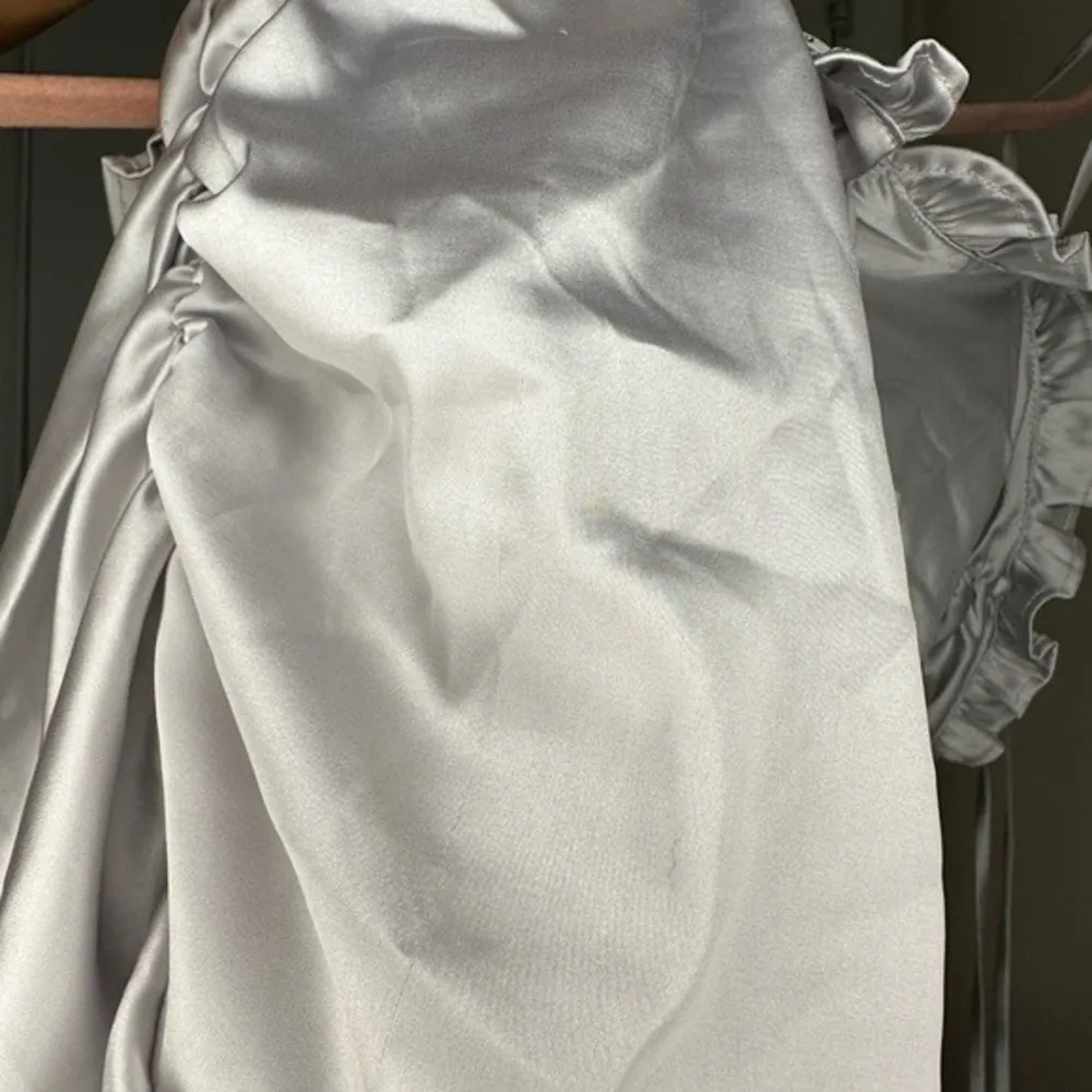 For Love & Lemons Silver Argent Mini Dress size M - Image 3