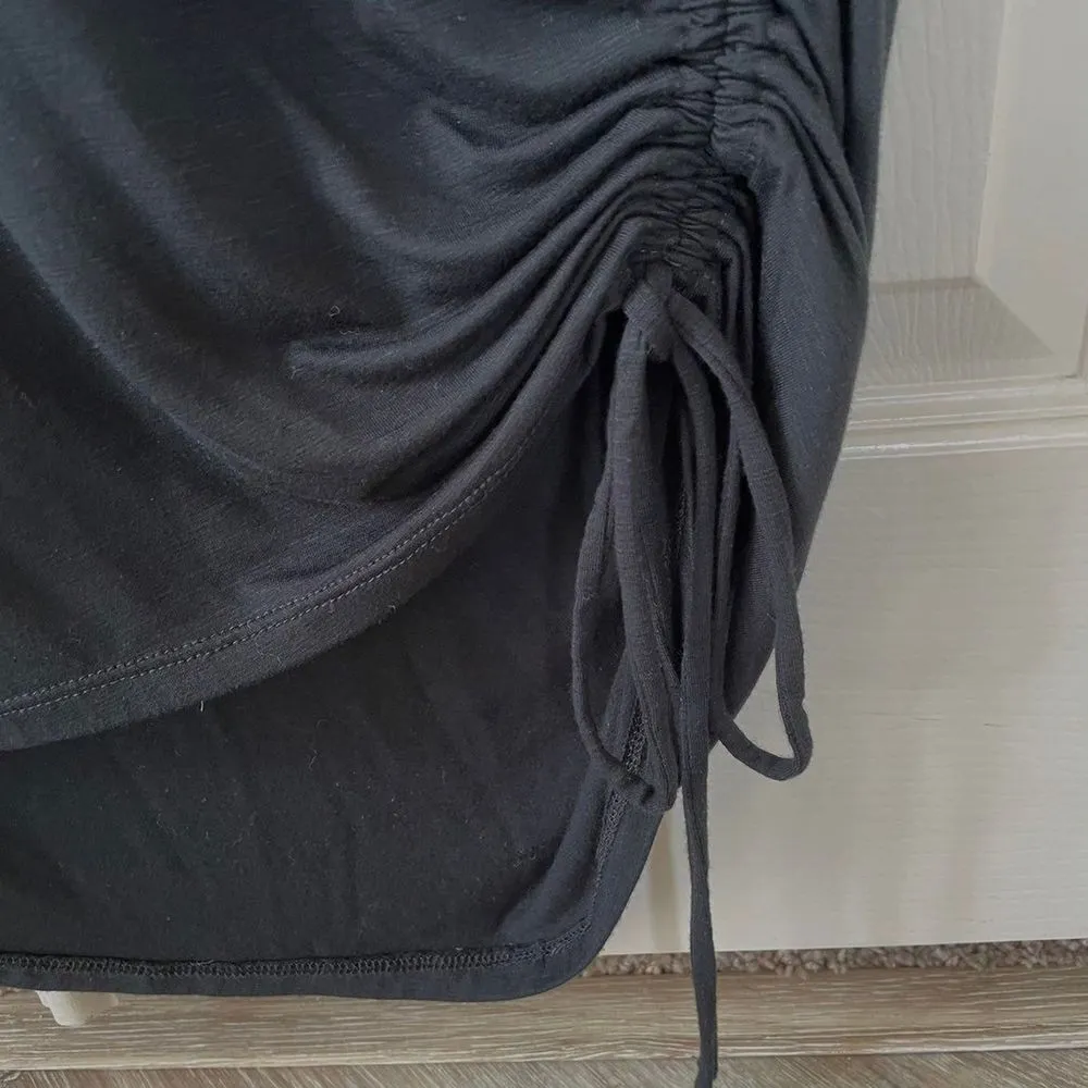 Maeve black side ruched short sleeved T Size XS - Image 5