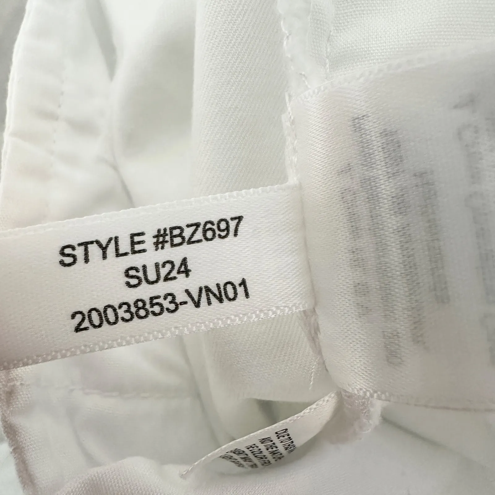 J.Crew Pleated Button Front Pant Chino White High Rise Straight Leg US 8 NWT - Image 8