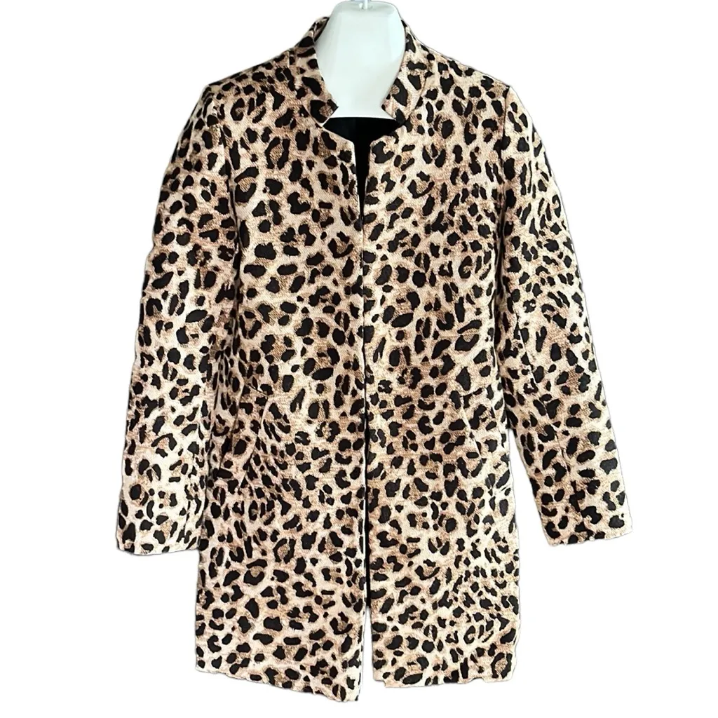LOVE TOKEN Animal Print Coat - Image 10