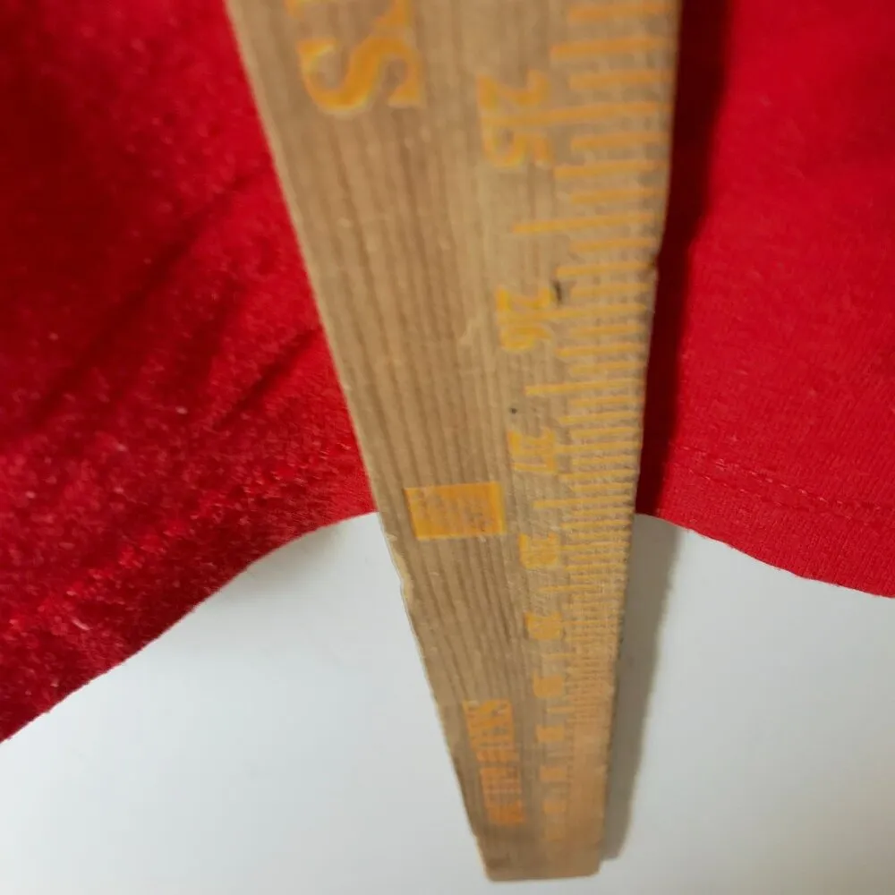 1986 Jerzees Nike Race T Shirt Vintage 80s Red 50/50 USA Made M Unisex Fit Size M - Image 10