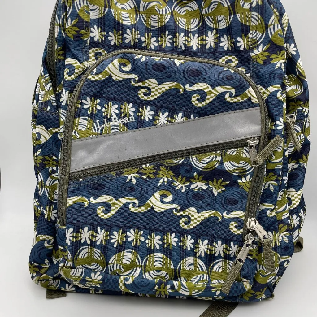 L.L. Bean‎ Blue and Green Hawaiian Island Printed Multi - Image 2