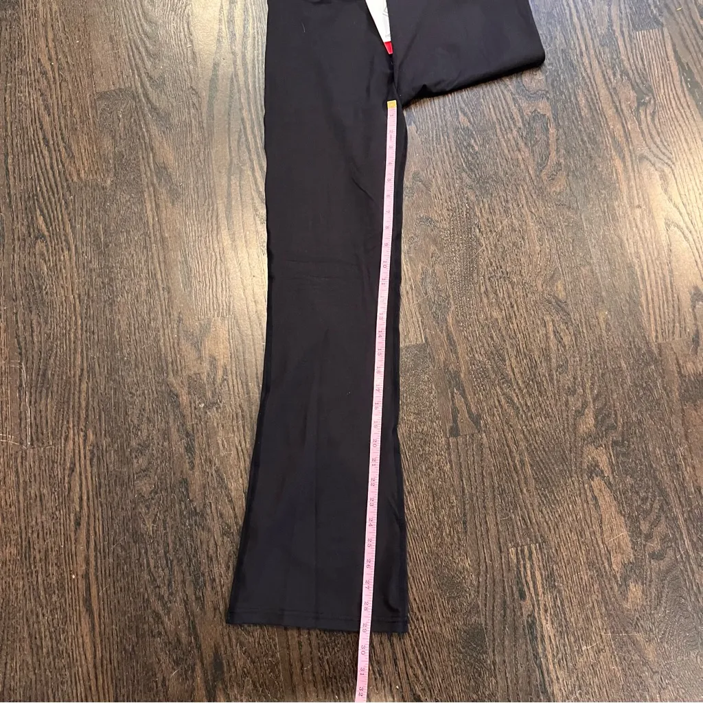 Elegant Black Boot Cut Pants Size M - Image 7