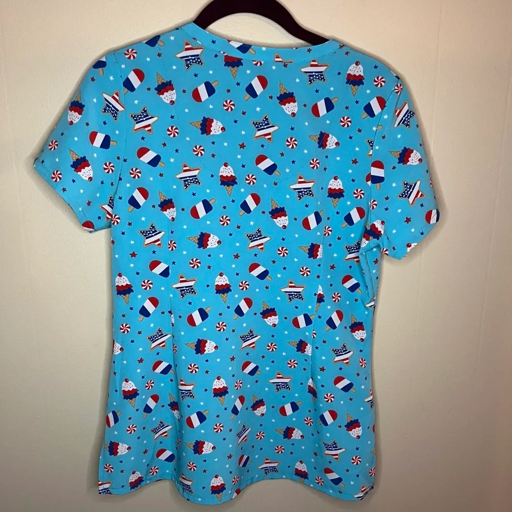 Prints by Maevn XS Red White and Blue Patriotic Ice Pop Ice - Image 2