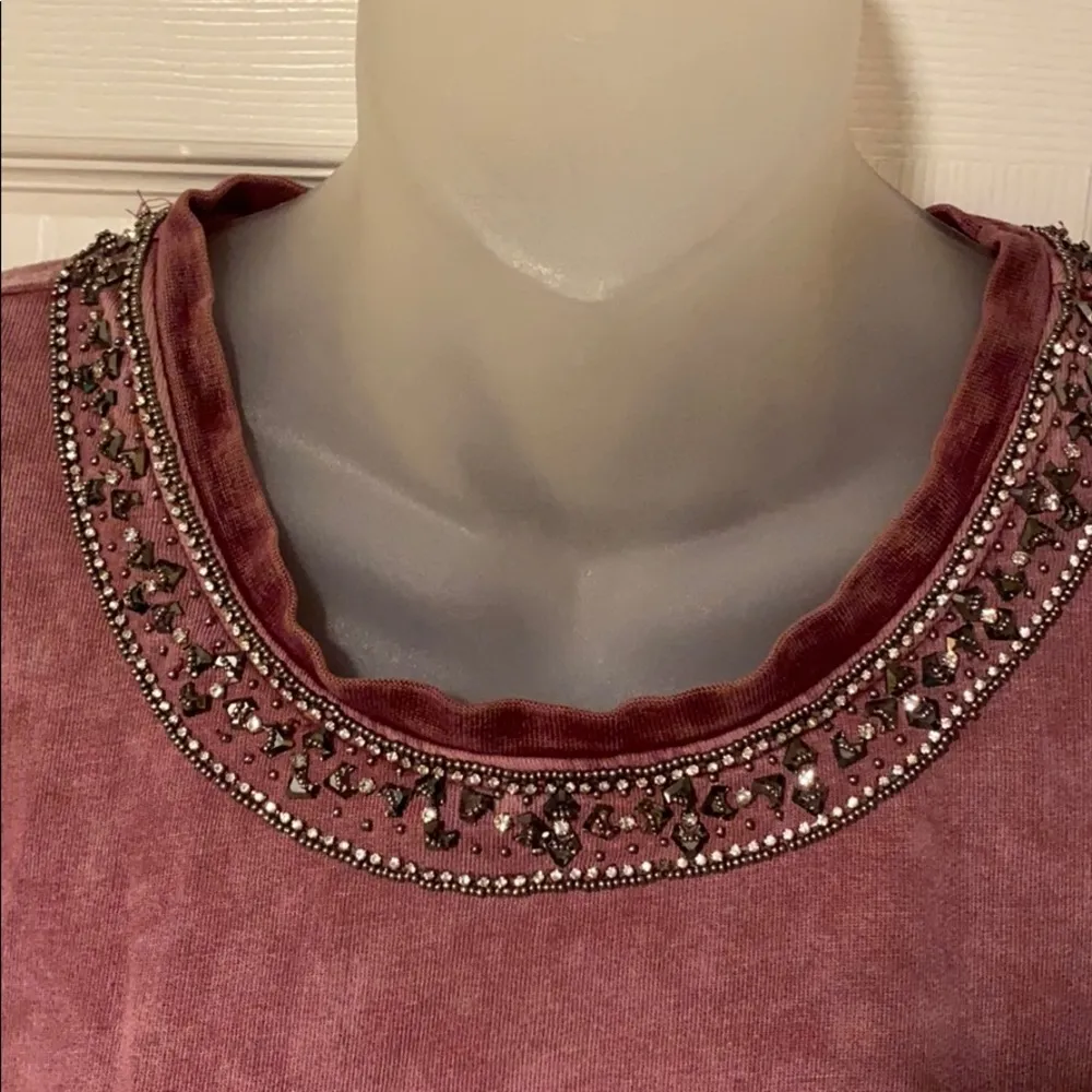 The Kooples Sport Jewel Collar Cropped Sweatshirt - Image 5