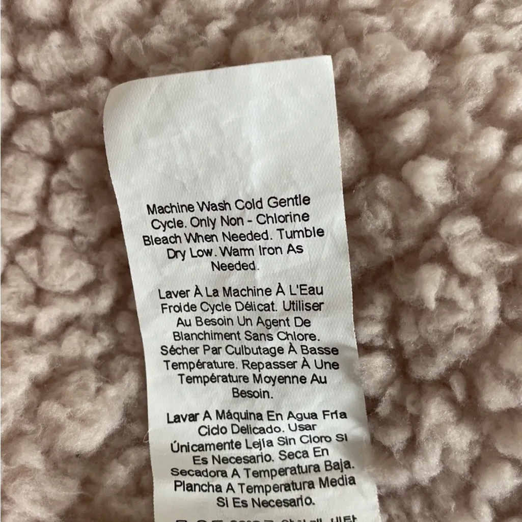 Pottery Barn Teddy Bear Robe Womens Pale Pink Size S - Image 11