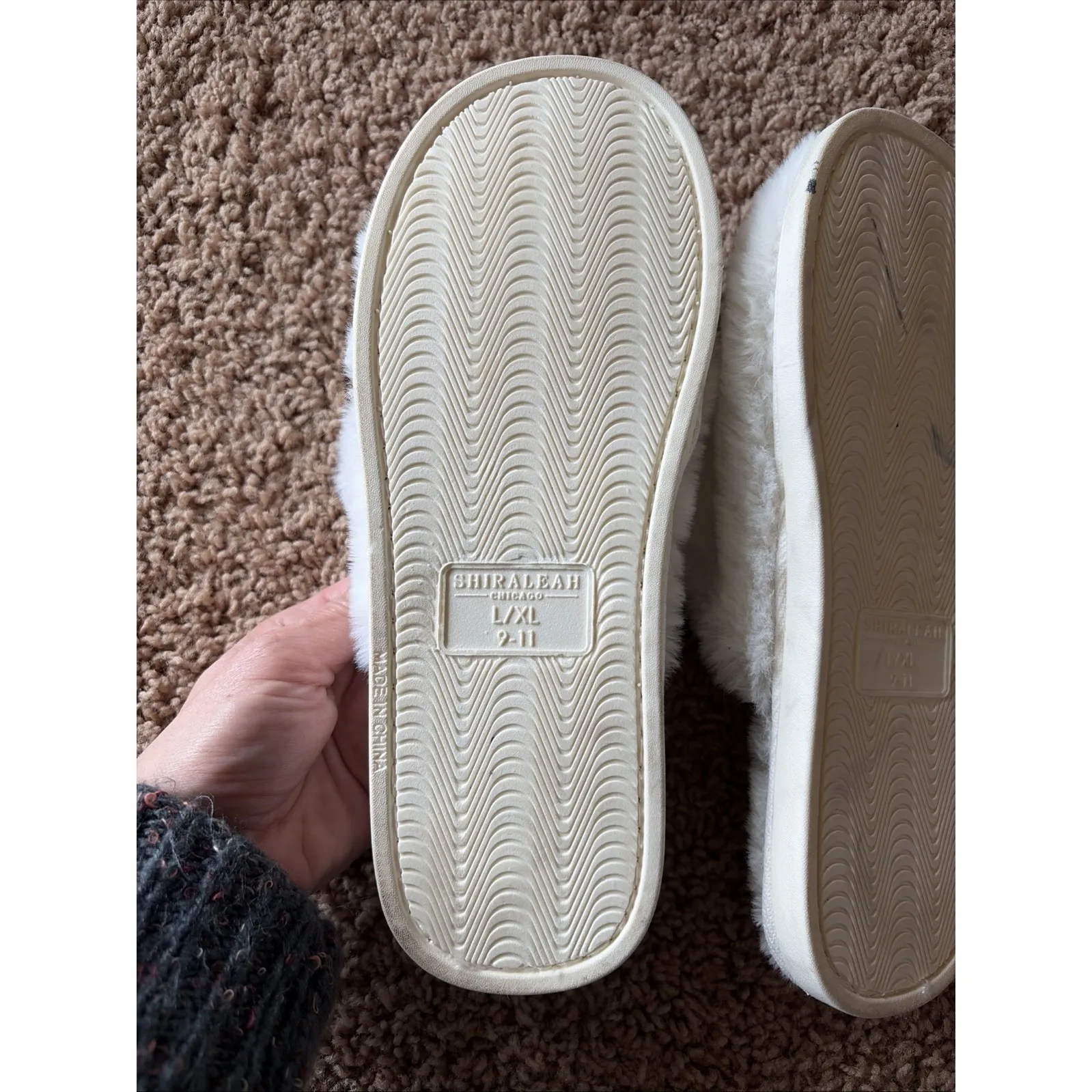 Shiraleah White Faux Fur MRS. Wifey Honeymoon Wedding Bridal Slippers L/XL 9-11 - Image 11